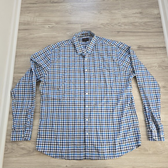 Rodd & Gunn Other - Rodd & Gunn Shirt Sports Fit Check Long Sleeve Button Down Shirt Blue Mens 3XL